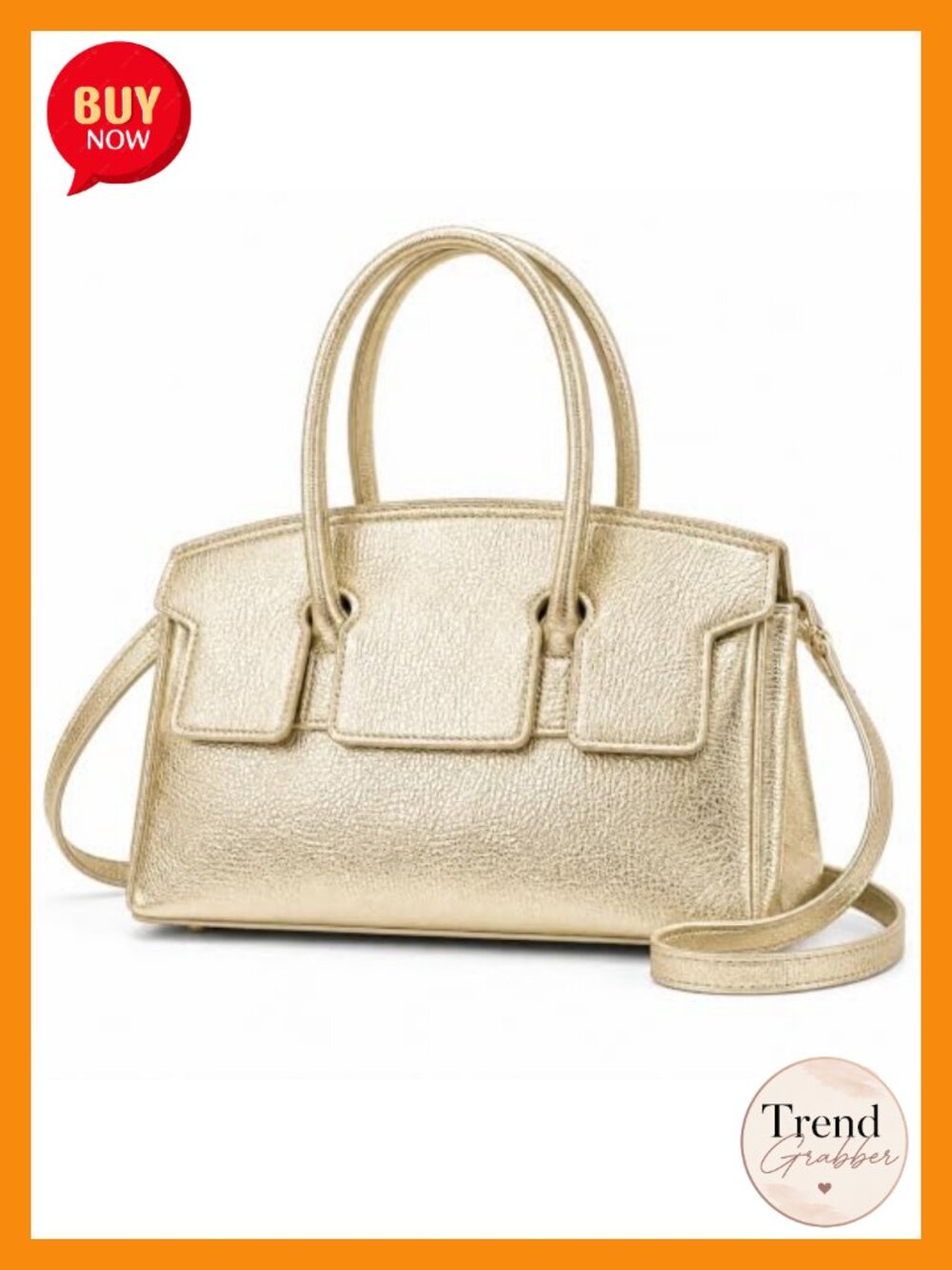 PU Leather Top Handle Satchel Shoulder Handbag Crossbody Bag